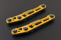 Honda Civic EG / DC2 / EF / DA Bakre Nedre Länkarmar USDM - (50mm Stötdämparinfästning) - Guld (Förstärkt Gummibussning-Aluminium) Hardrace